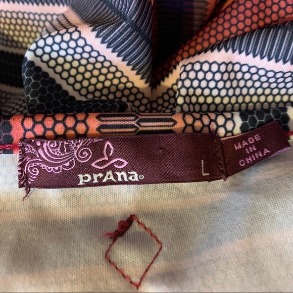 prAna Drawstring Dress Lindy Berry Stripe Large - Picture 5 of 5